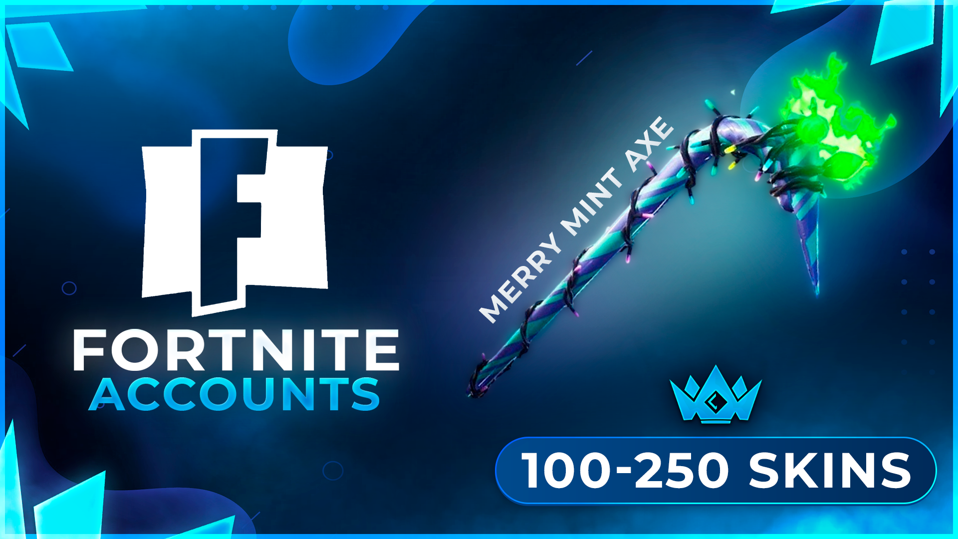 Minty Axe + 100-250 [ OG Outfits Included ]