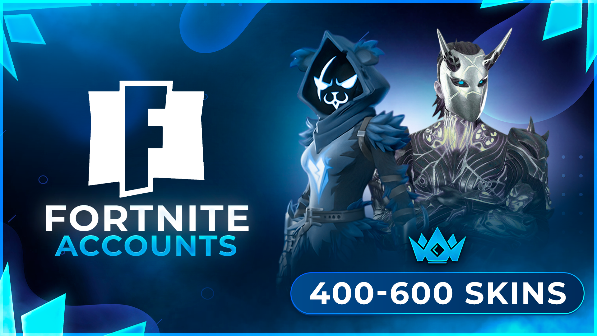 400-600 Skins [ OG Outfits Included ] Fortnite Accounts