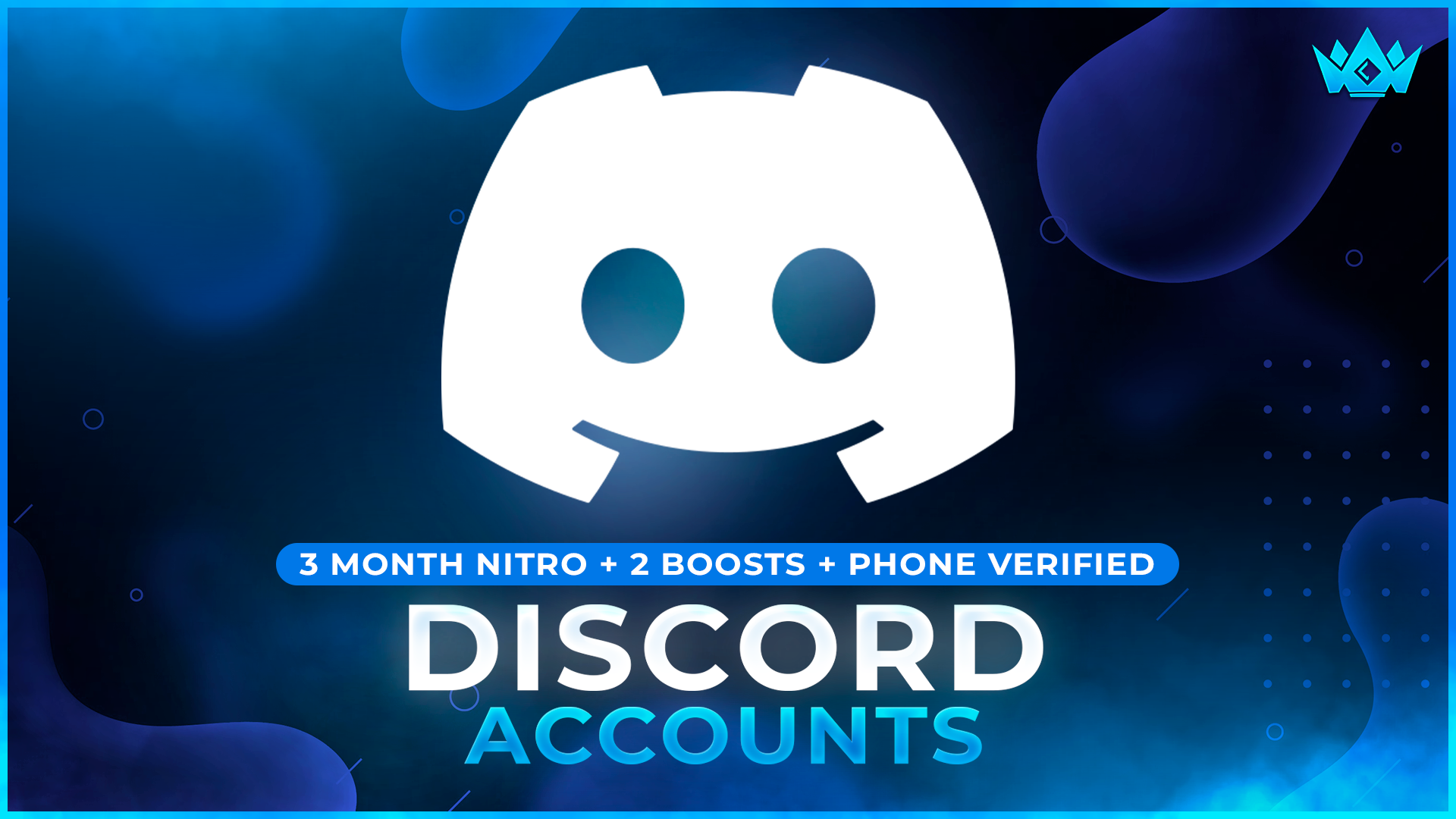 3 Month Nitro + 2 Boosts + Phone Verified