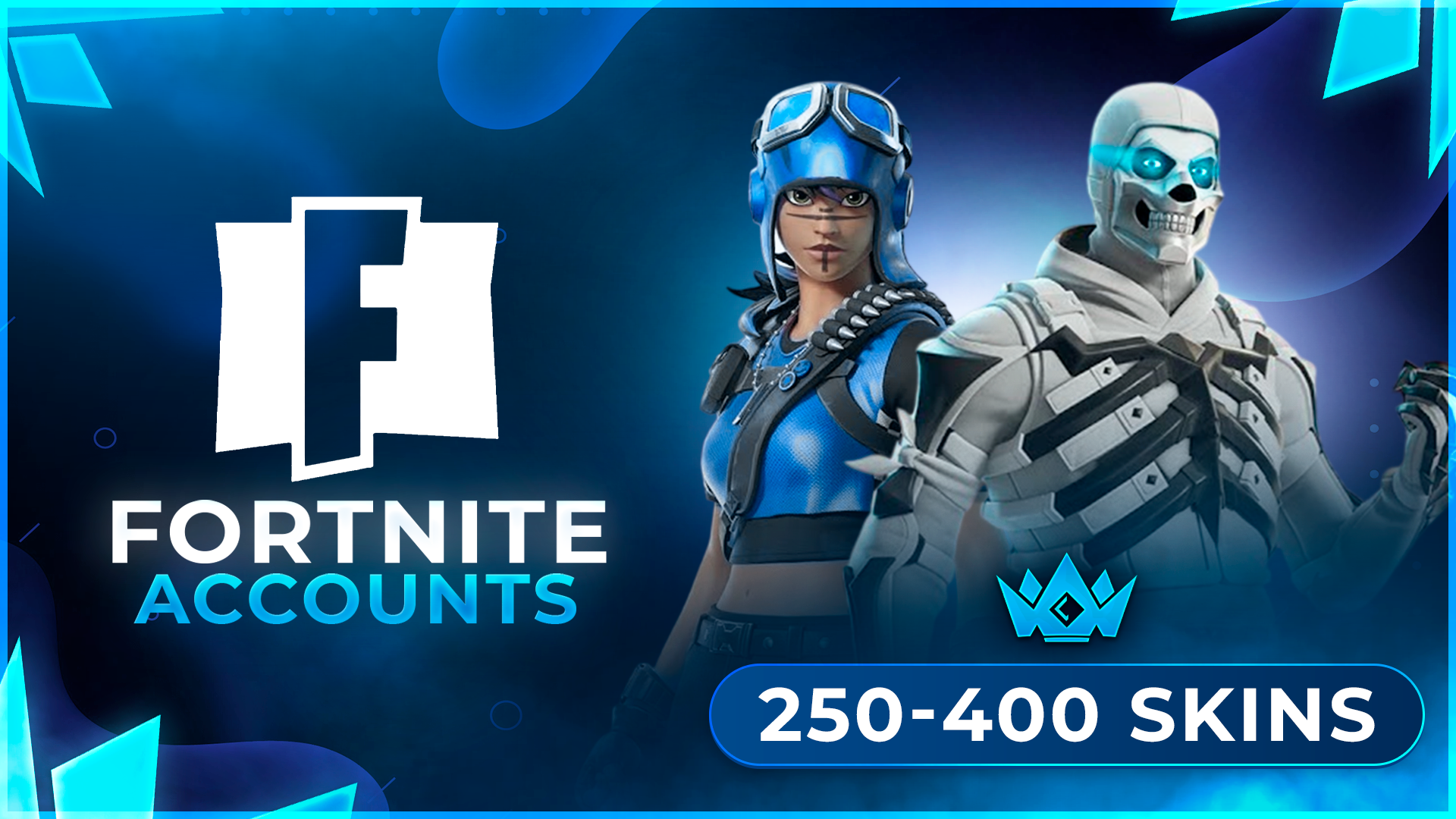 250-400 Skins [ OG Outfits Included ] Fortnite Accounts