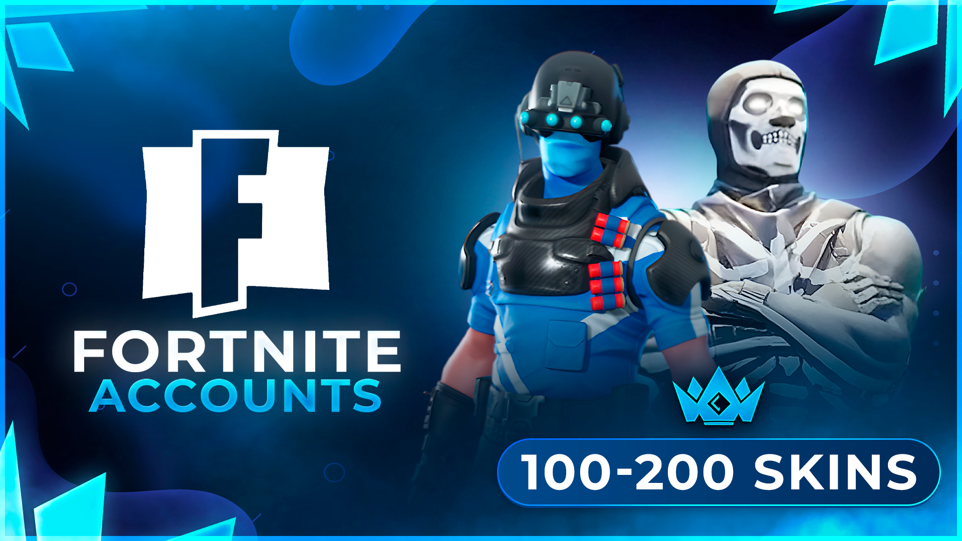 OG STW + 100-200 Skins [ 20% OG Skull Trooper ]