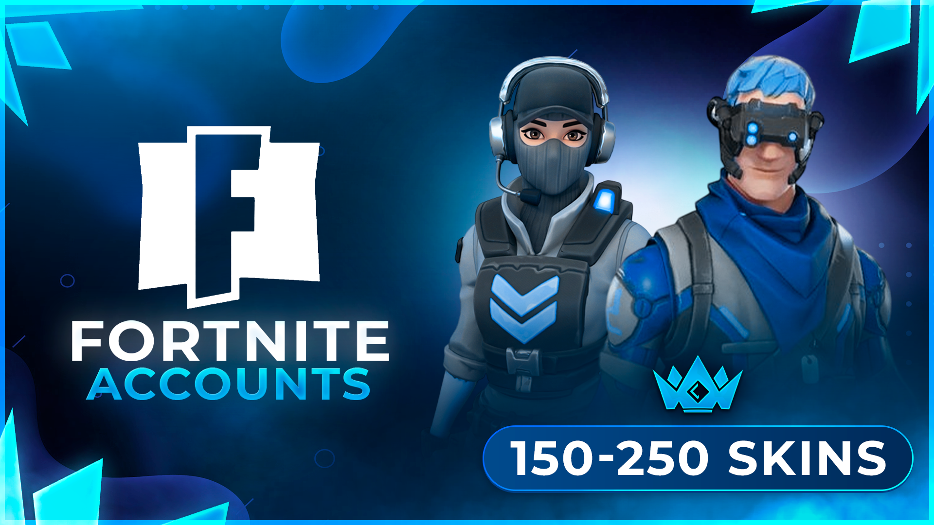 150-250 Skins [ OG Outfits Included ] Fortnite Accounts